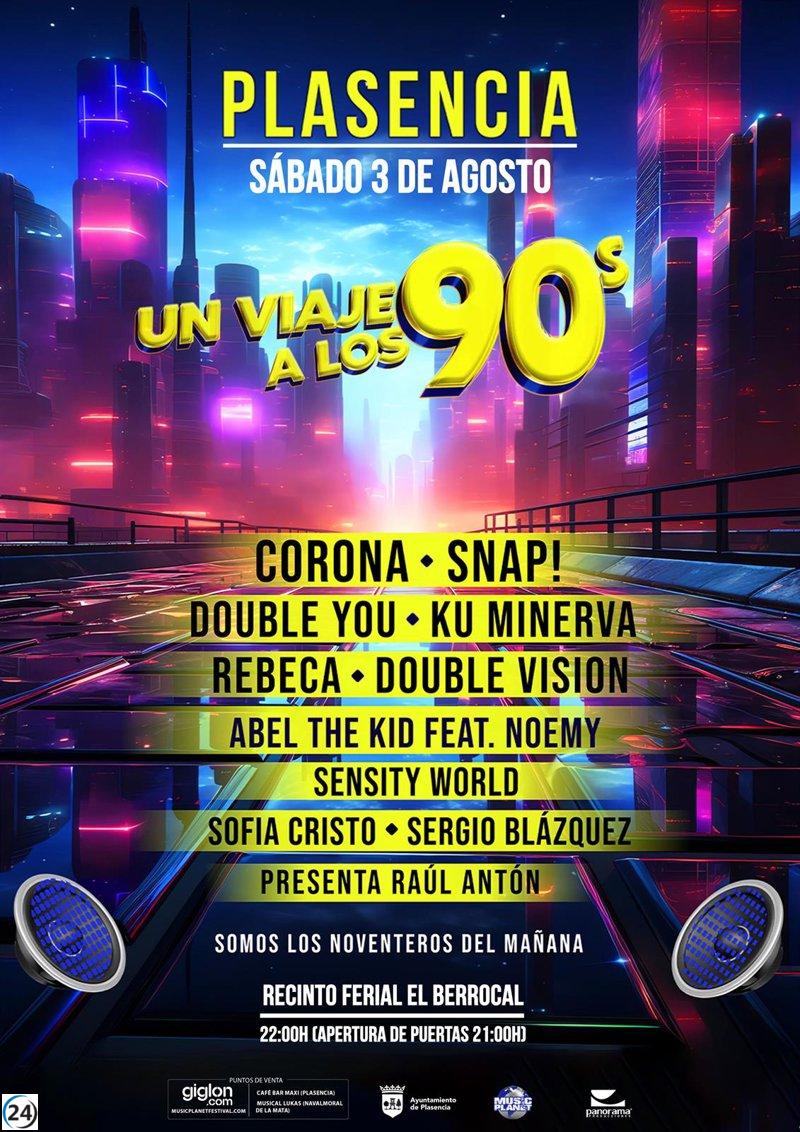 Grandes artistas de los 90 volverán a Plasencia en el Festival 