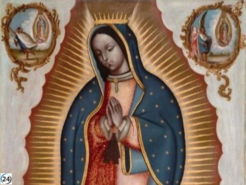 El Museo de Bellas Artes de Badajoz presenta la icónica Virgen de Guadalupe mexicana, después de su restauración el 11 de enero.