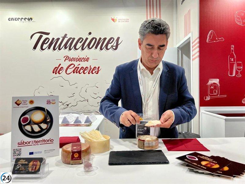 La marca Torta del Casar se presenta en Madrid Fusión buscando reconocimiento entre los especialistas de la gastronomía.