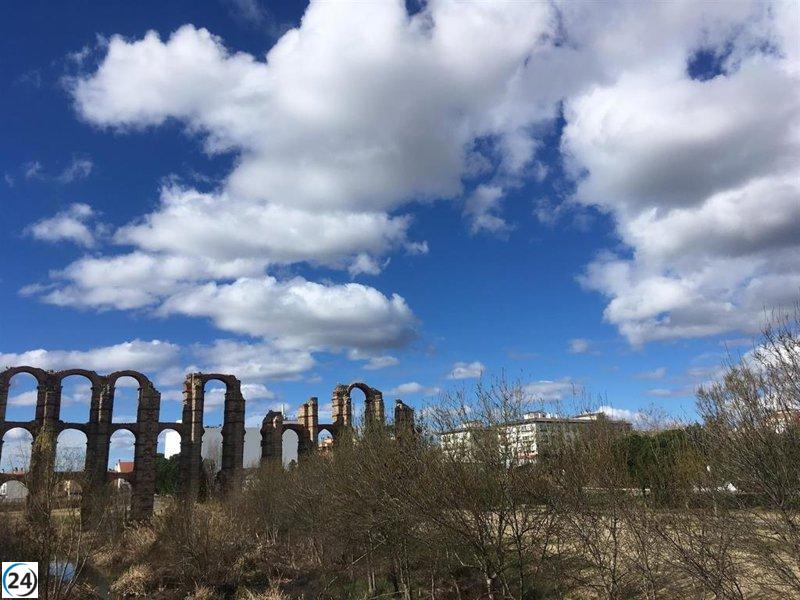 Cambios climáticos en Extremadura este miércoles 13 de marzo de 2024. 

