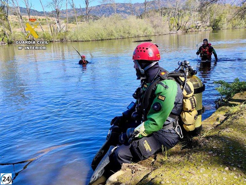 Hallan en el río Jerte unas gafas que podrían pertenecer al desaparecido en Plasencia