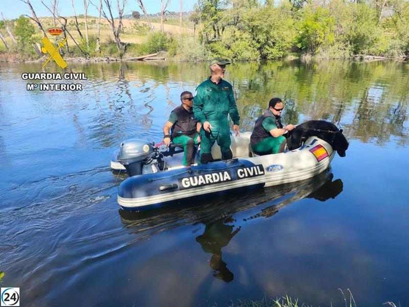La Guardia Civil sigue buscando al desaparecido en Plasencia.