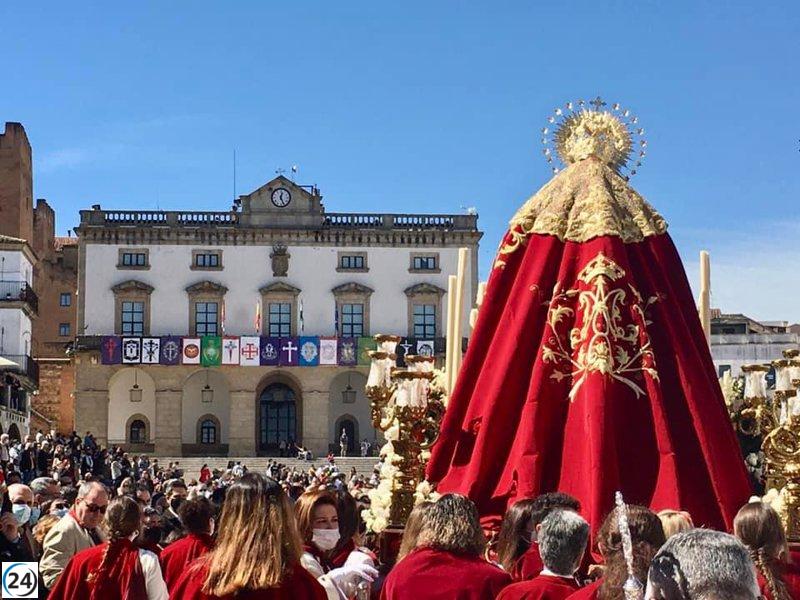 Decenas de citas procesionales en Cáceres durante el Jueves Santo, desde la mañana hasta la madrugada.