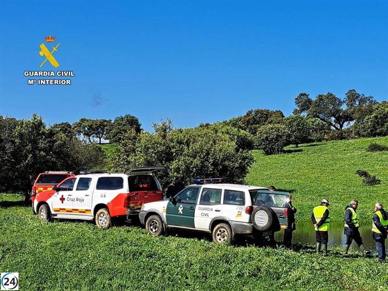 Hallado cadáver en la búsqueda del hombre desaparecido en Logrosán.