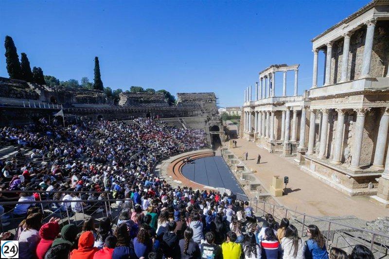 Más de 12.000 estudiantes de 170 centros españoles participarán en el Festival Juvenil Grecolatino en Mérida