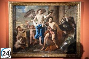 La obra maestra de Poussin, 'El triunfo de David', en exhibición en el Museo de Arte Romano de Mérida hasta el 19 de mayo