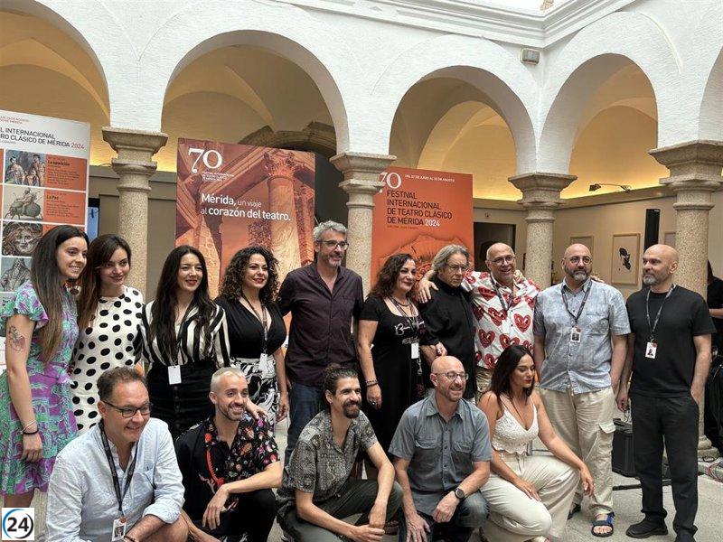 La comedia 'La aparición' se inspira en Menandro para hacer reír en el Festival de Mérida.