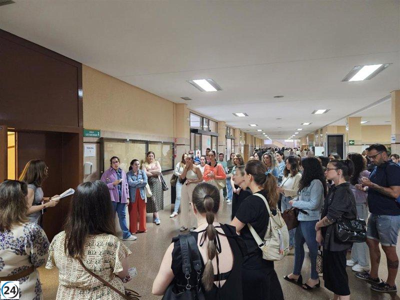 Listas provisionales de espera publicadas tras oposiciones docentes.