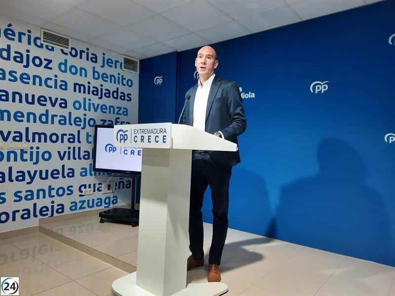 Gallardo debe demostrar con hechos su rechazo al 'concierto catalán', según el PP.