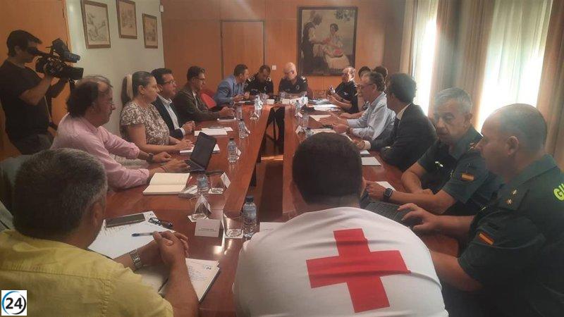 Gran despliegue de seguridad para proteger la gala de las Medallas de Extremadura en Mérida