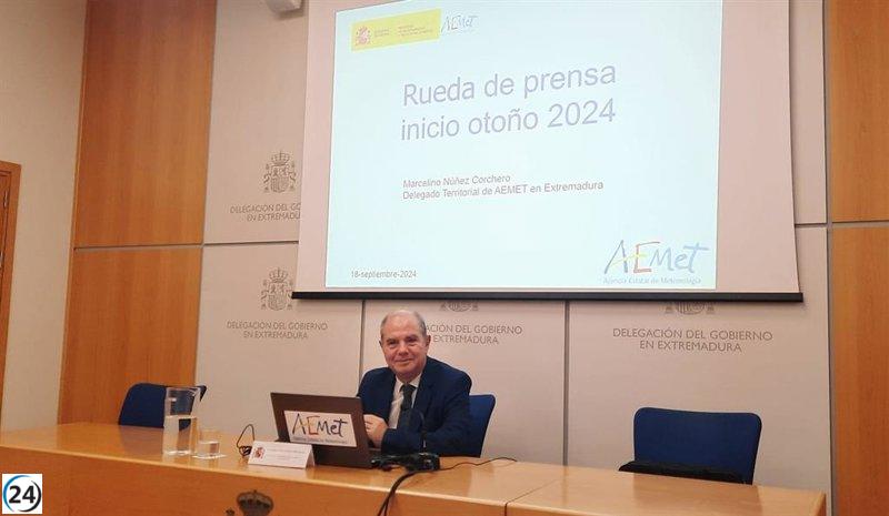 Lluvias por debajo de lo normal en Extremadura durante el otoño, según la Aemet