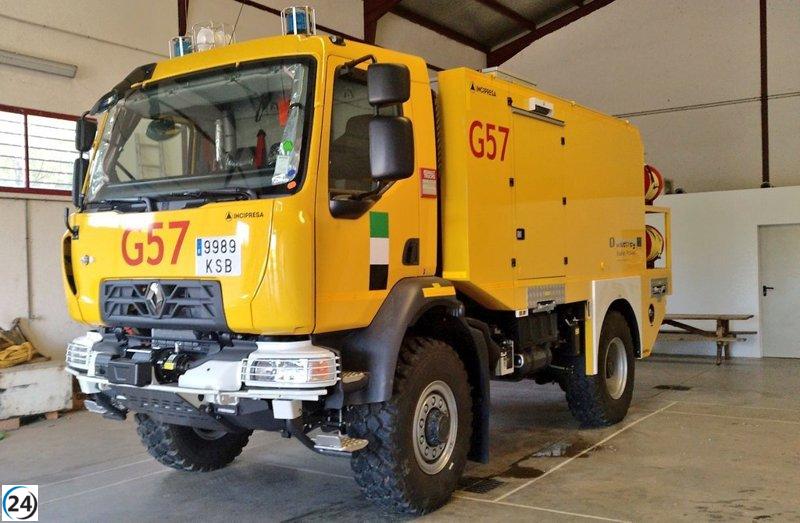 Fuerza del Plan Infoex actúa en 46 incidentes esta semana en Extremadura