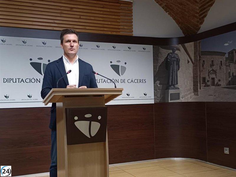 La Diputación de Cáceres invierte 11,8 millones en obras para municipios.