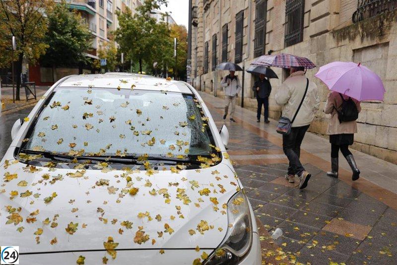 Aemet extiende alerta amarilla por lluvias en el sur de Badajoz este jueves.