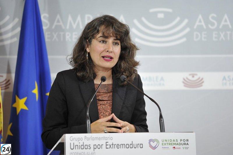 Unidas propone enmienda total a los PGEx 2025 al chocar con las posturas de PP y Vox.