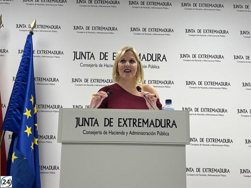 La consejera de Hacienda asegura que Extremadura tendrá presupuestos en 2025.