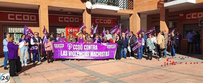 CCOO Extremadura pide fortalecer la educación para combatir la violencia de género y denuncia el negacionismo.