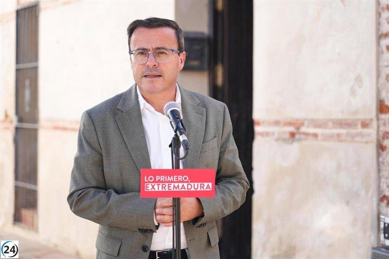 El PSOE de Extremadura decidirá el miércoles sobre una enmienda al presupuesto que ignora sus propuestas.