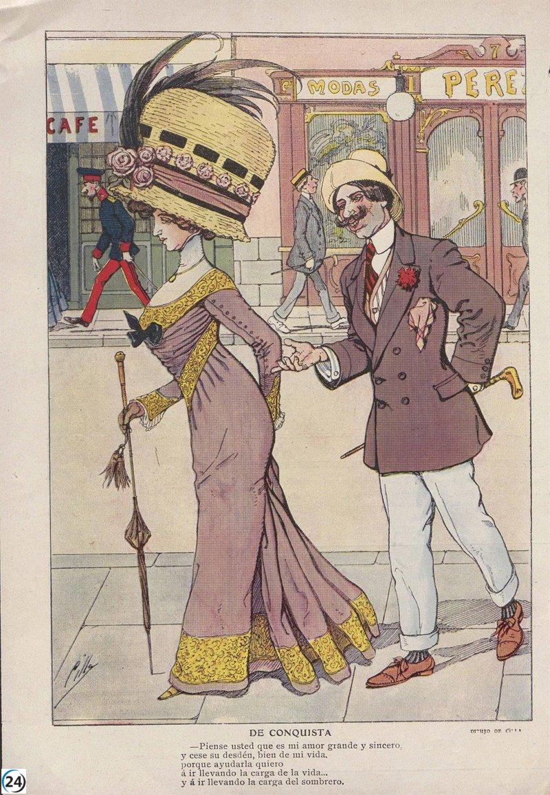 Cáceres destaca el talento de los caricaturistas Ramón Cilla y Lucas Burgos Capdevielle en nueva exposición.