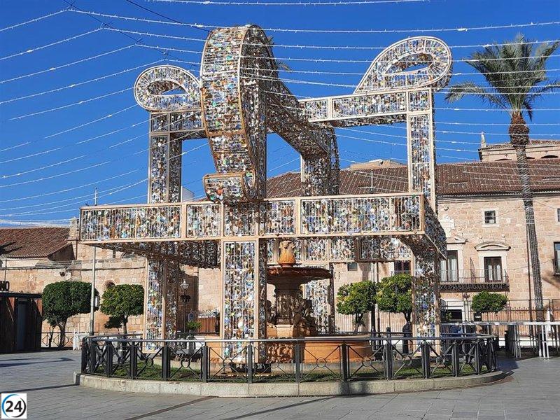 Mérida da inicio a la temporada navideña con decoraciones sostenibles.