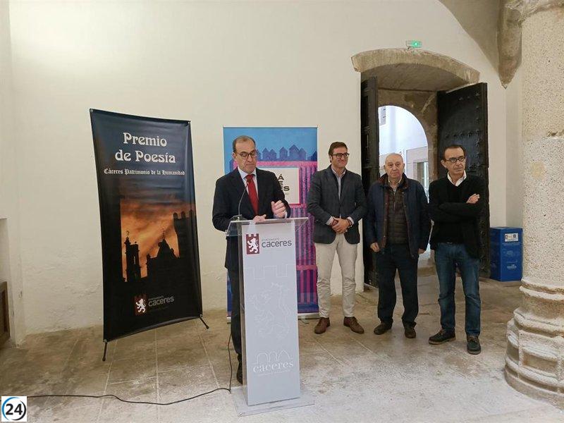 Bruno Pardo Porto, el poeta gallego que se alza con el XXXI Premio de Poesía Cáceres Patrimonio de la Humanidad.