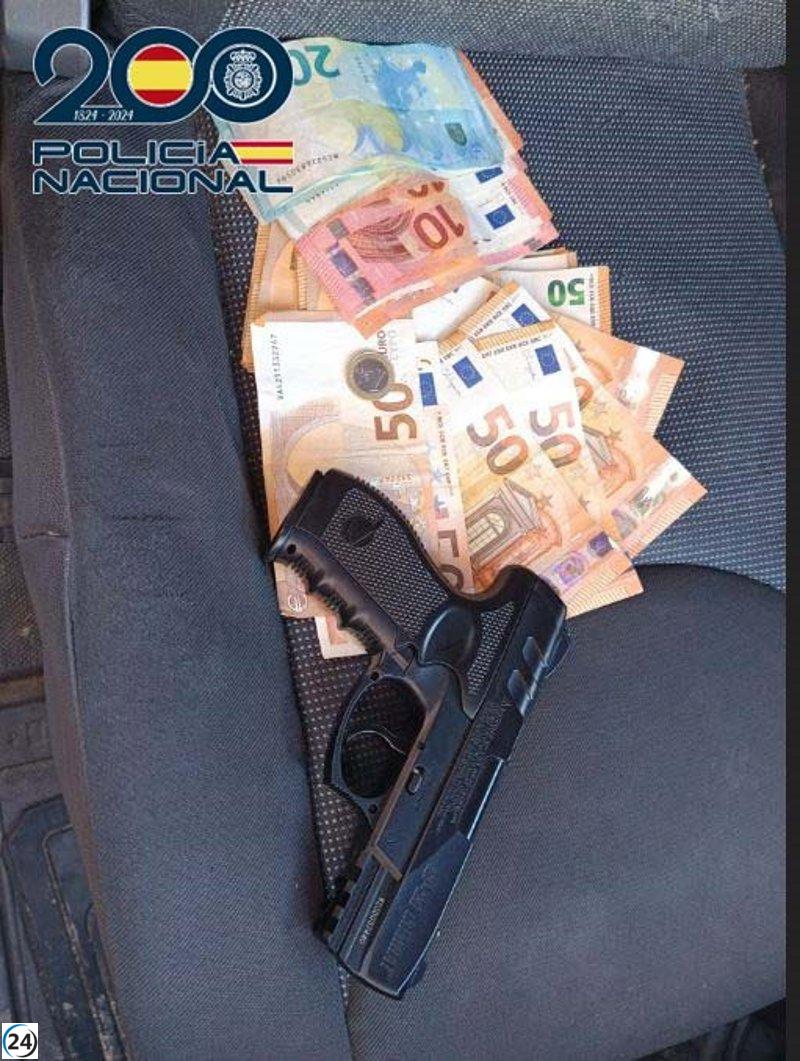 Detenido en Badajoz el sospechoso de un violento robo que agredió a policías durante su fuga.