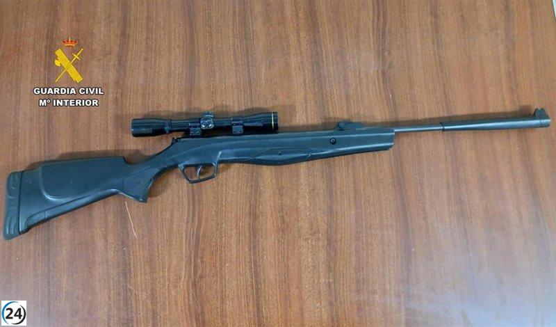 Dos jóvenes, incluido un menor, investigados por la muerte de gatos en Valverde de la Vera usando una carabina de balines.