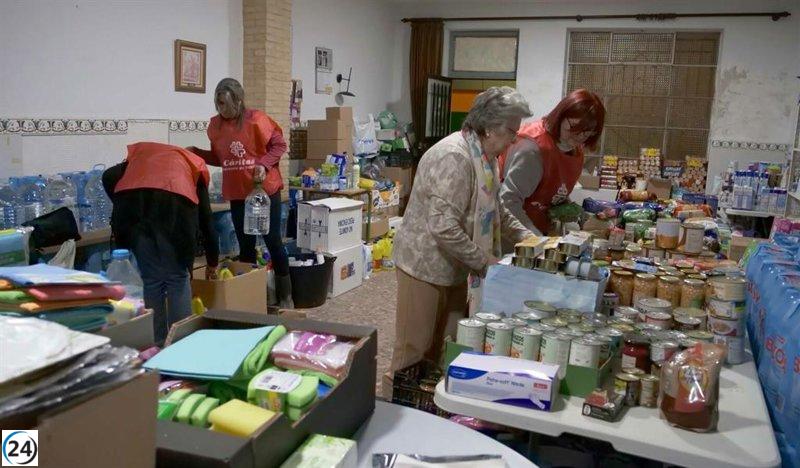Cáritas Mérida-Badajoz destina 570.000 euros a apoyar a familias golpeadas por la DANA.