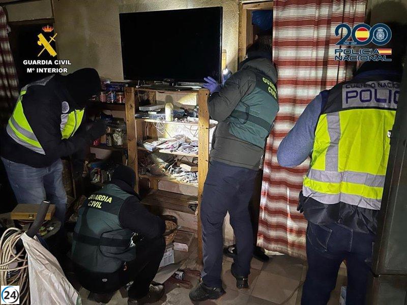 Detenido un joven por robos y cultivo de marihuana en Valle del Jerte y Almendralejo.