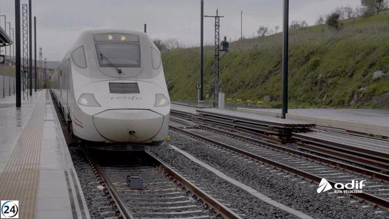 Transportes da luz verde al estudio para la nueva estación de AVE en Plasencia.
