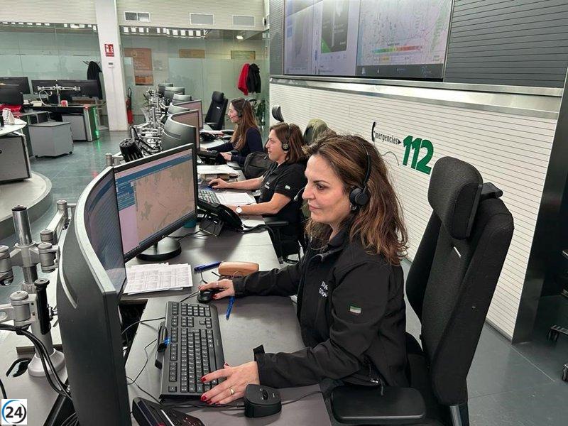 El 112 de Extremadura atiende 71 siniestros viales y reporta 25 heridos durante las fiestas.