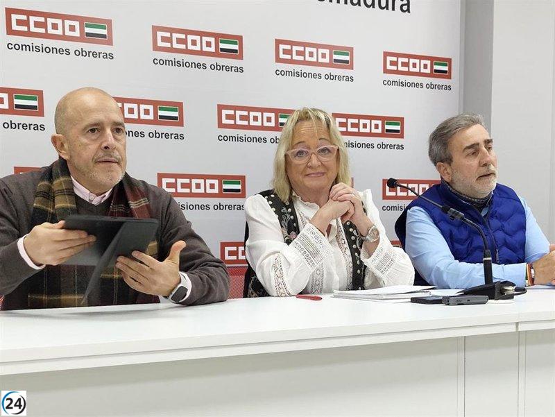 CCOO Extremadura se prepara para 2025 con salarios más altos y jornadas laborales más cortas como sus desafíos clave.