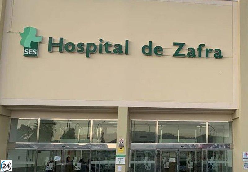 Tres personas lesionadas en choque frontal de vehículos en la EX-101, cerca de Zafra.