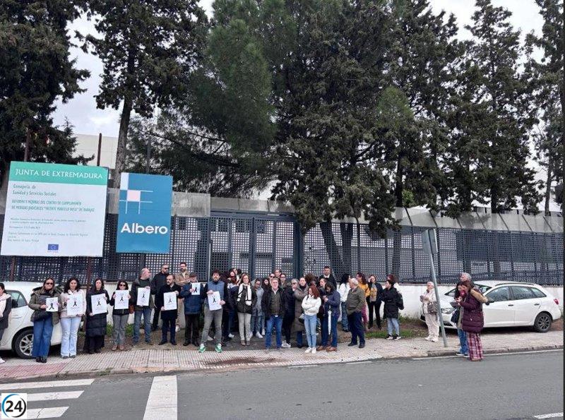 Protesta en Badajoz por la reducción de la edad penal: 