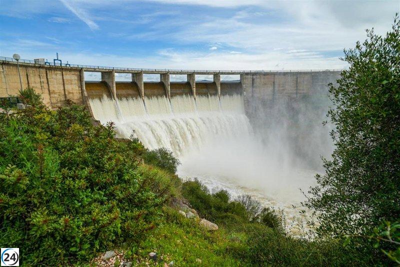 Caudal de embalses del Tajo en Cáceres sigue en descenso, aunque mantienen alivio notable.