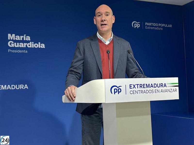 El PP sostiene que la prórroga de Almaraz ya estaría en discusión si Sánchez tuviera en cuenta a los extremeños.