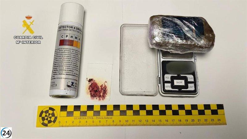 Capturan a individuo con 100 gramos de hachís en un operativo en Cáceres.