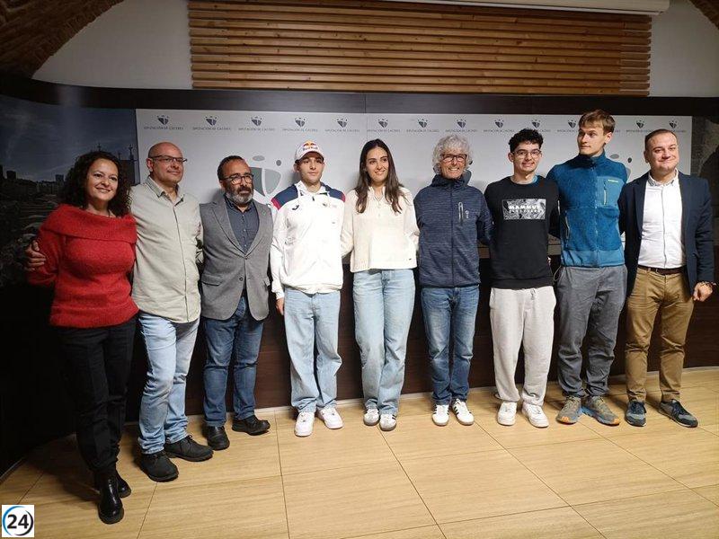 Alberto Ginés, campeón olímpico, embajador de la Diputación de Cáceres.