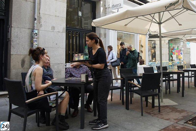 Aumento del 3,1% en ventas de servicios en Extremadura durante febrero.