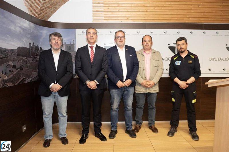 Simulacro de incendio y jornada de seguridad vial destacan en la Semana de Prevención en Cáceres.