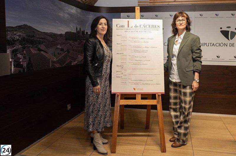 La Diputación de Cáceres amplía sus premios literarios con una semana de eventos literarios.