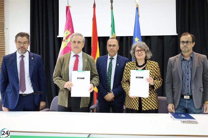 Colaboración entre bomberos de Extremadura y Castilla-La Mancha en la lucha contra incendios fronterizos.