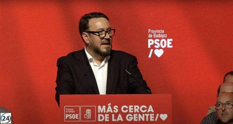 Lemus alerta sobre el peligro de que Guardiola ceda el control de Extremadura a la ultraderecha.