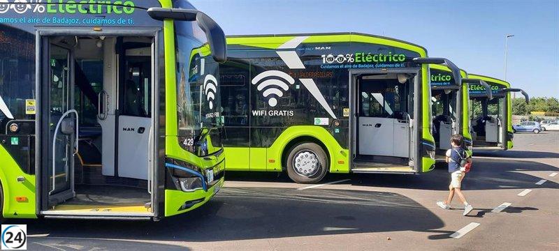 Incremento anual del 16,7% en el uso de autobuses urbanos en Extremadura durante marzo.