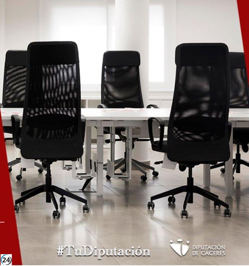 La Diputación de Cáceres lanza subvenciones para mejorar mobiliario en pedanías.