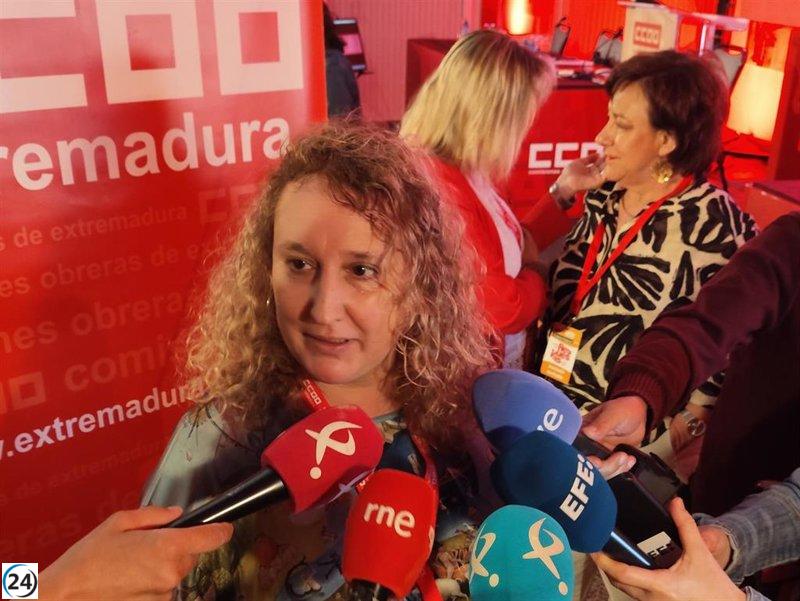 María Berrocal transforma la dirección de CCOO para competir por el liderazgo en Extremadura.