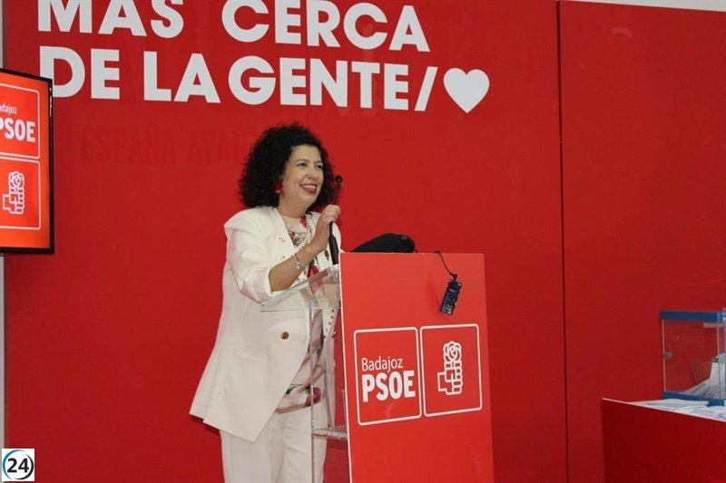 Silvia González Chaves asume la secretaría general del PSOE en Badajoz con un respaldo del 58%.