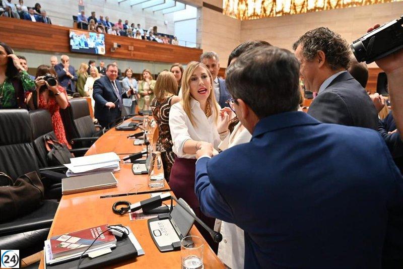 Gallardo asume su cargo como diputado en la Asamblea de Extremadura.