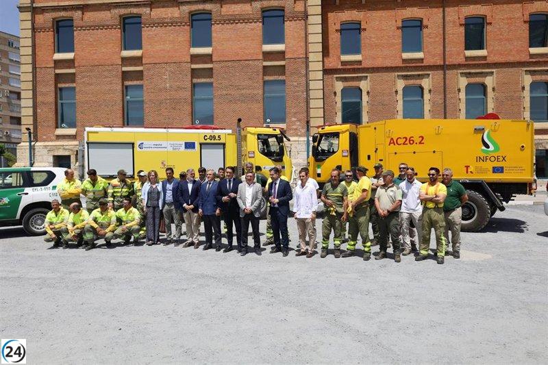 Unión entre Castilla y León y Extremadura para combatir incendios.