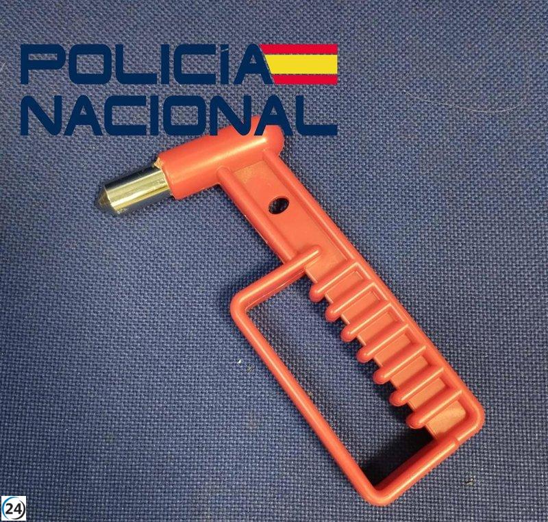 Capturado en Badajoz un individuo por una serie de cinco robos en coches.